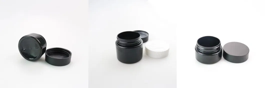 Wholesale 1oz Child Proof cosmetic Jar for Cosmetic Skincare Scrub Cream Custom Plastic Jar