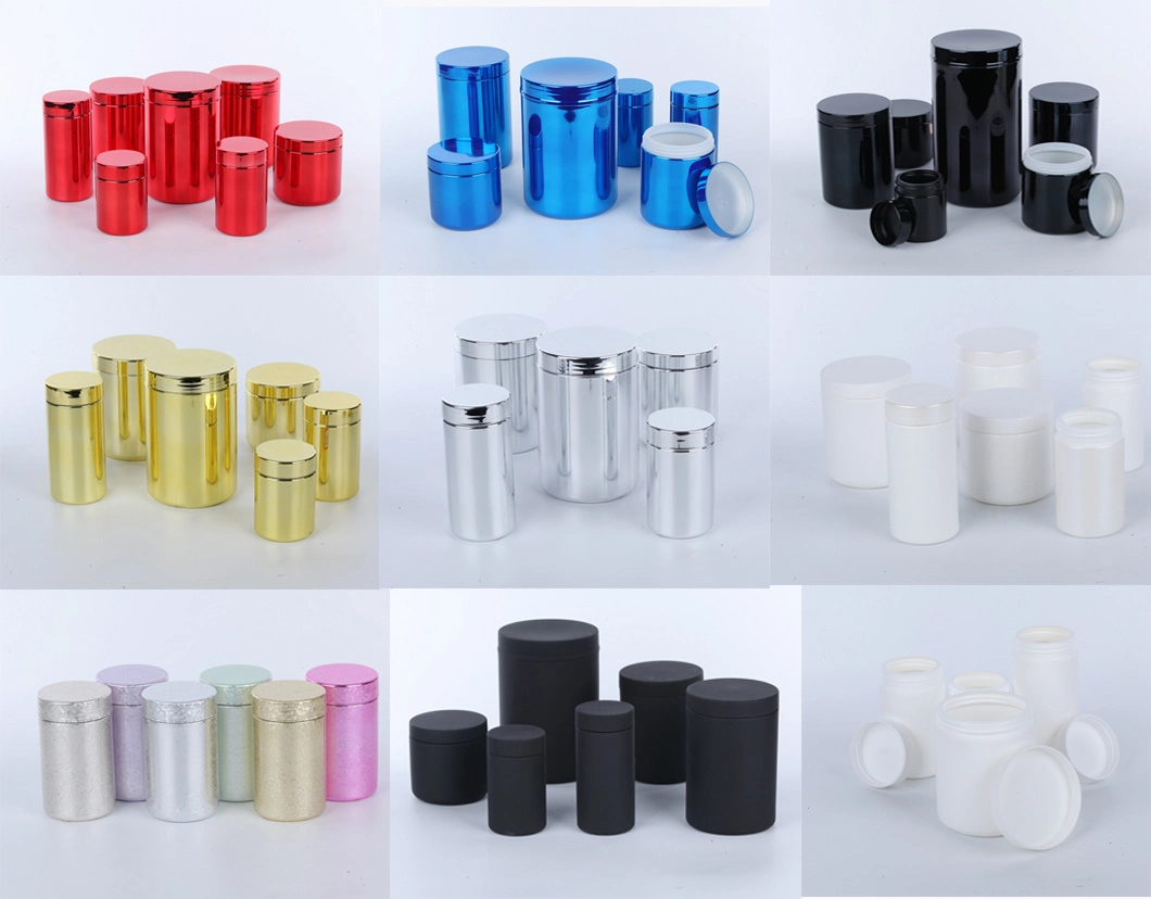 Hot HDPE Plastic Bottle Protein Powder Jar Container Bottle Pill Capsules Sports Nutrition Packaging