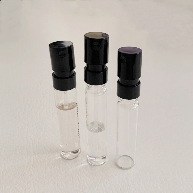 1ml 1.5ml 2ml Tubular Glass Vial Clear Color for Perfume