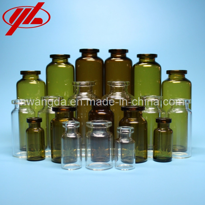 Factory Price Clear Amber 2ml 10ml 15ml Tubular Glass Vials for Injection