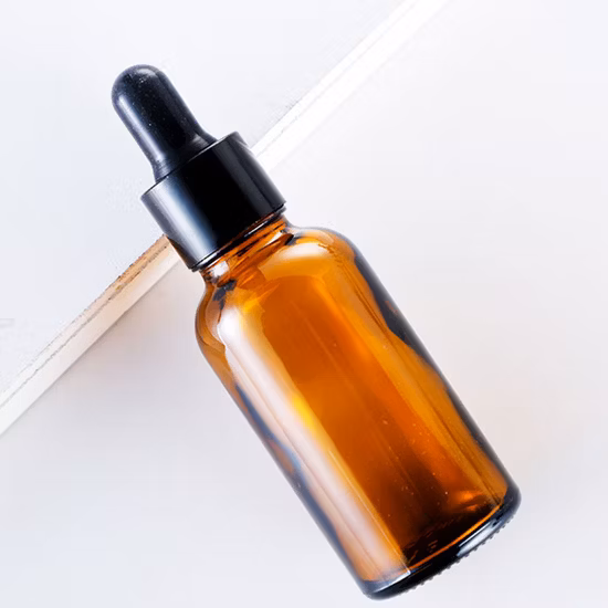 Custom 30ml High Grade Ball Shape Glass Essential Oil Dropper Bottle, 1oz Liquid Foundation Lotion Bottle Dispense Essence Bottle