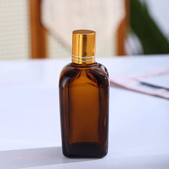 30ml Foundation Liquid Cheek Blush Frosted Cosmetic Skin Care Serum Essential Oil Glass Bottles for Skin Care Mini Jar with Black Gold Caps or Press Sprays