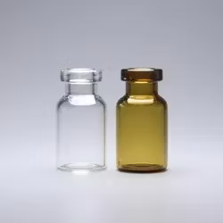 Pharmaceutical Injection Clear or Amber Borosilicate Tubular Glass Vial