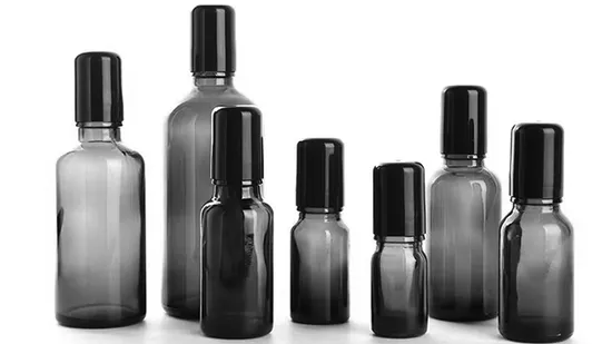 New Design Roll on Perfume Bottle Amber Glass Cosmetic Essential Oil Bottle