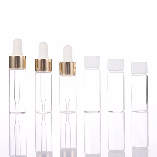 Amber Essential Oil Perfume Glass Dropper Bottle with Child